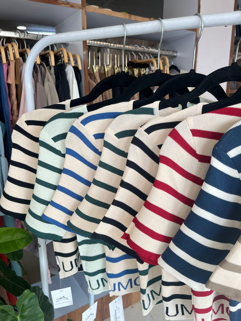Strips Crop Tops